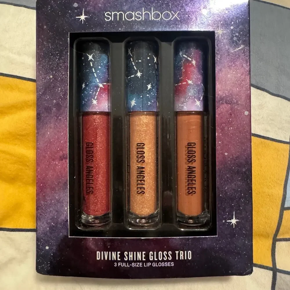 Smashbox Cosmic Celebration Gloss Angeles Trio – 3 Full Size Lip Glosses NEW